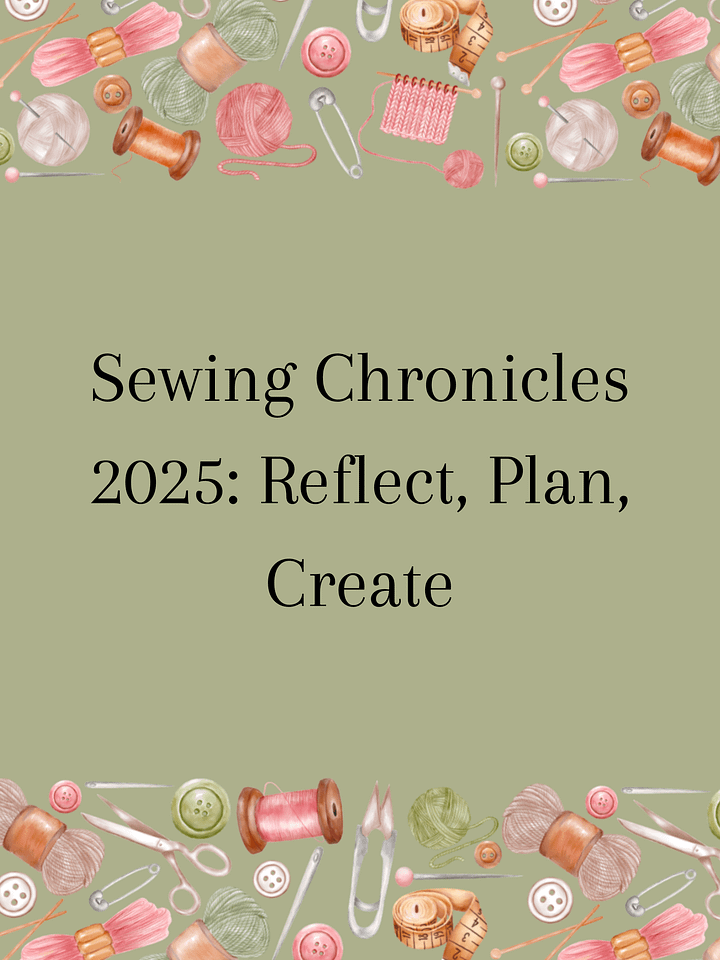 Sewing Year Planner 2025: Your Ultimate Digital Sewing Companion product image (1)