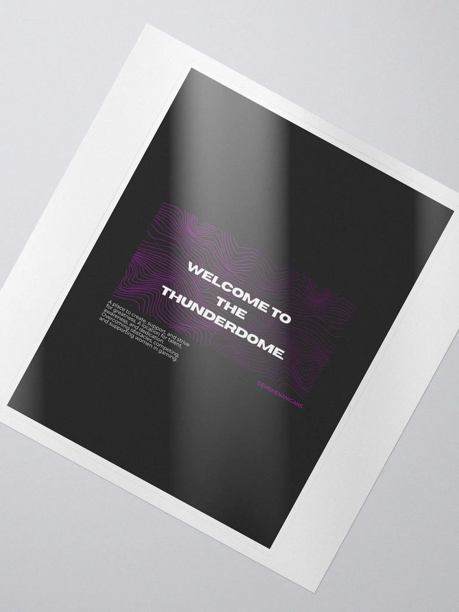 Welcome to the Thunderdome Sticker product image (2)