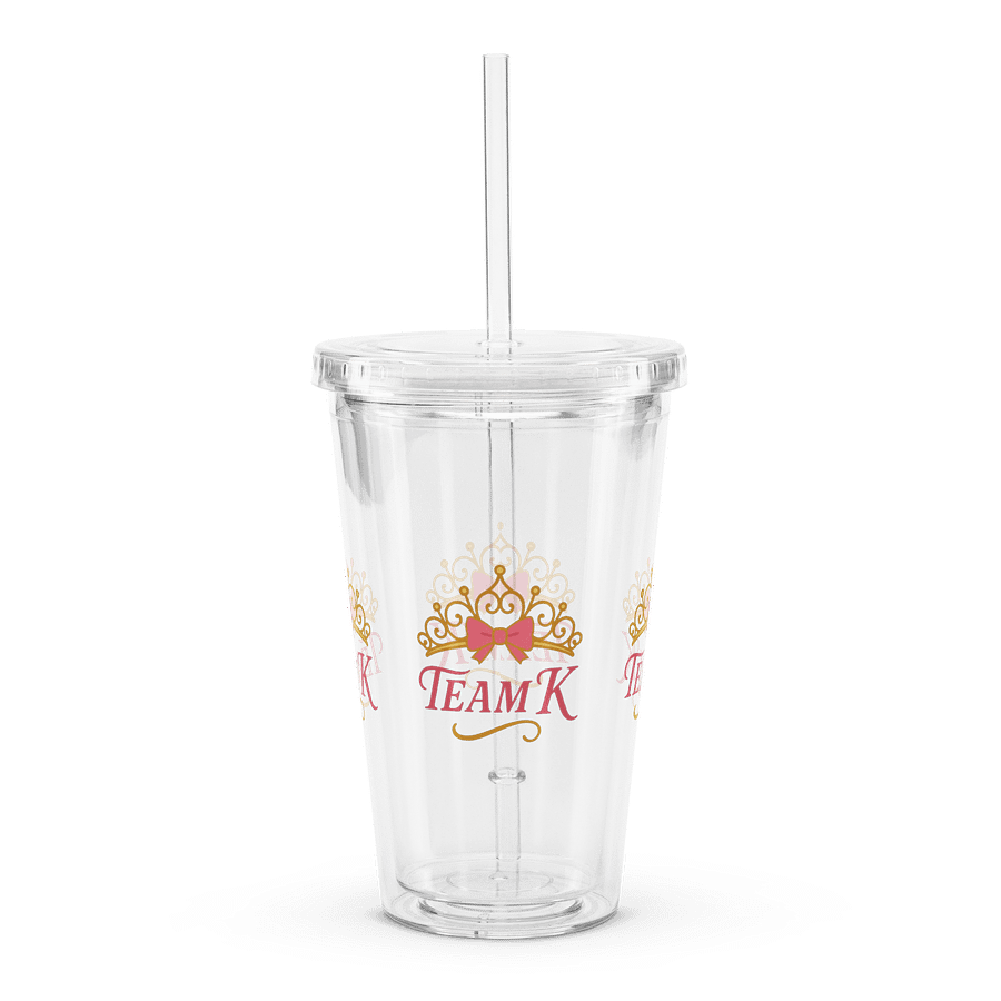 Team K (V-1) Clear Plastic Tumbler product image (1)