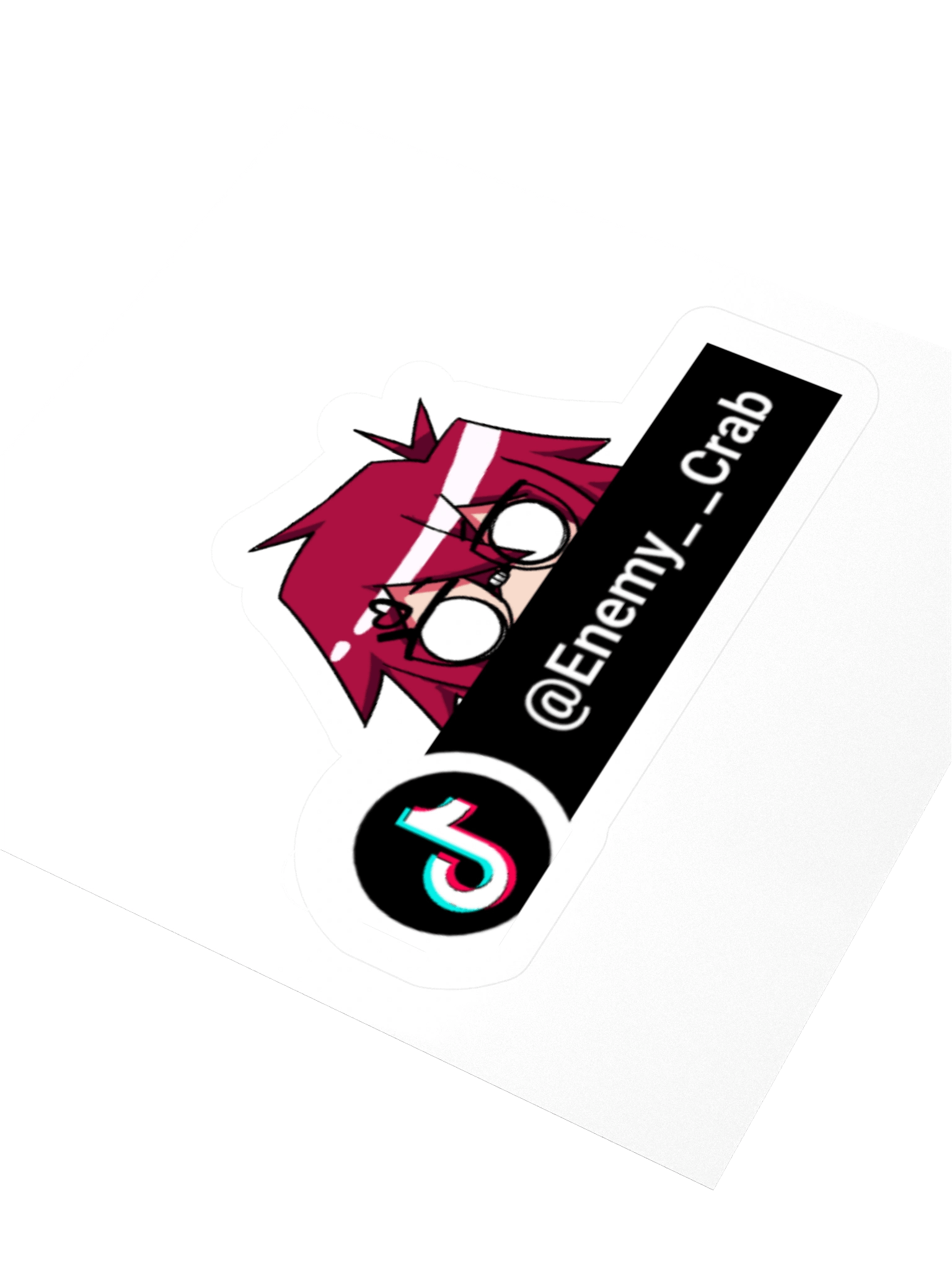 Enemy Crab TikTok Logo Sticker product image (10)