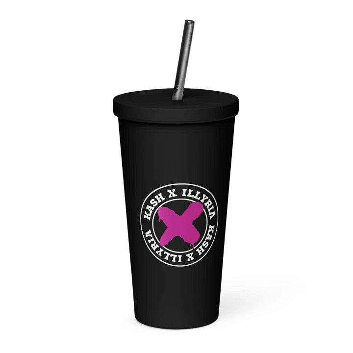 Insulated Tumbler with Straw product image (2)