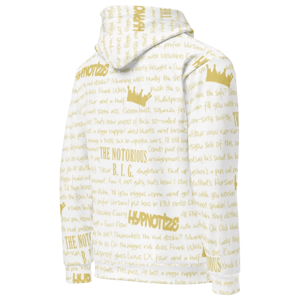 Hypnotize - The Notorious B.I.G. - WHITE w/GOLD - Unisex Hoodie product image (4)