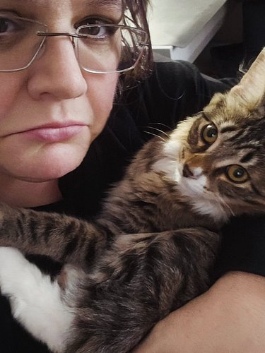 I'm so sad we have to leave Bánh mì behind but so happy my son is staying at the house to care for her and the house. There w...