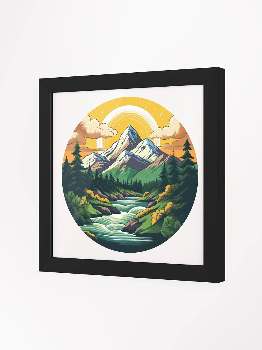 morning mountains framed print product image (2)