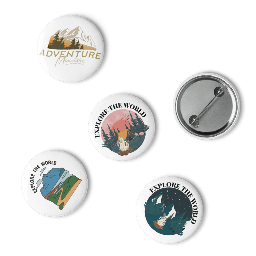 Mountain Adventure Pin Button Set product image (15)