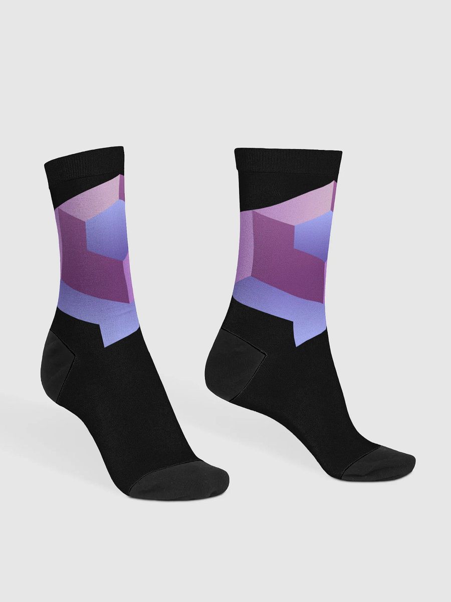 BlockDrops Crew Socks product image (3)