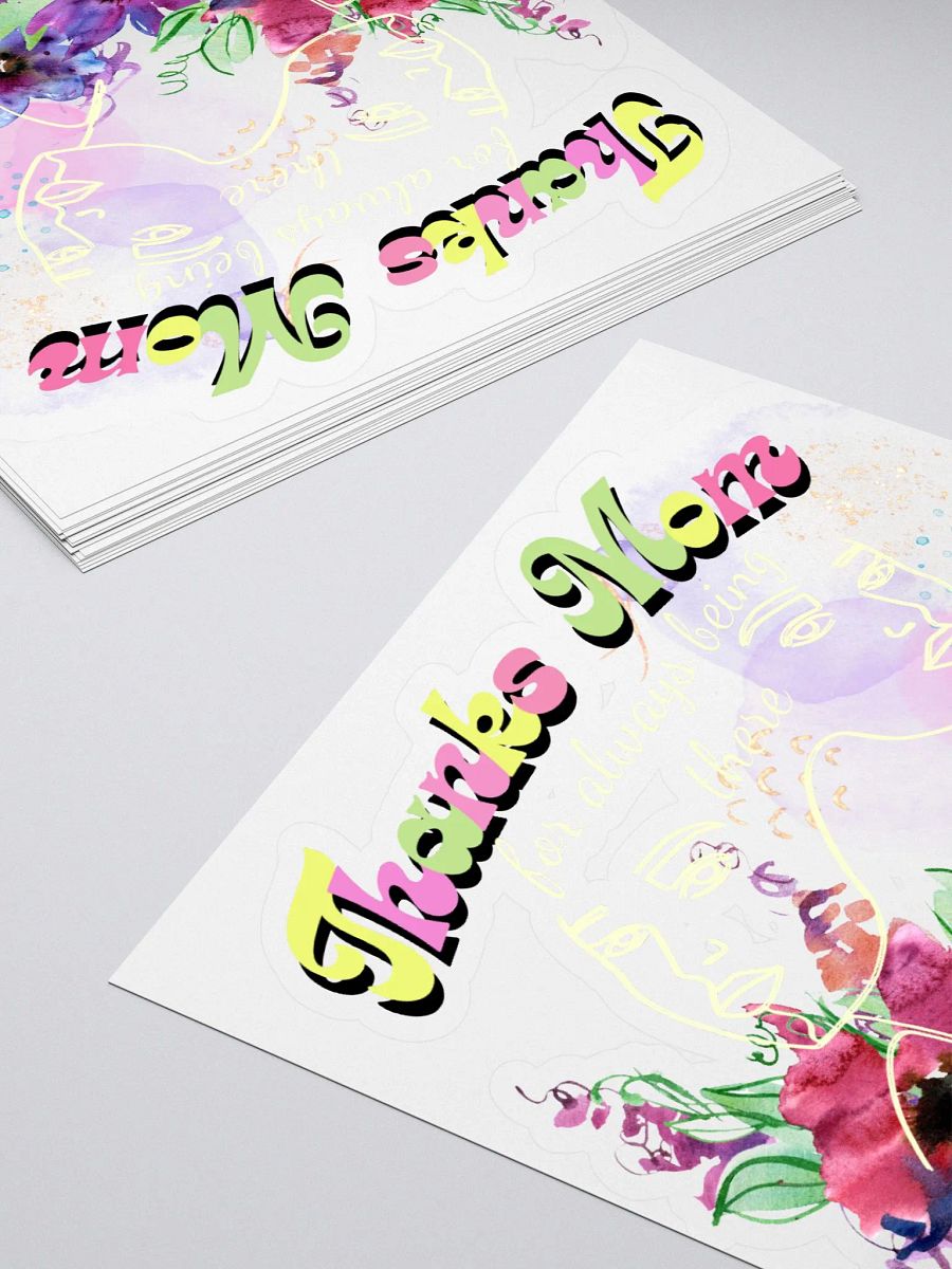 Thanks mom for always being there sticker product image (4)