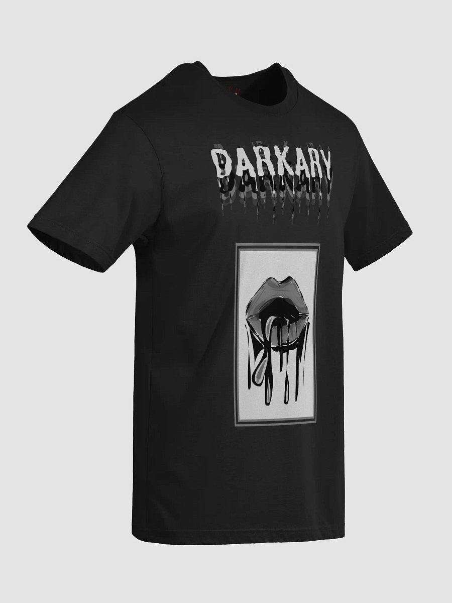 DARKARY Mouth Black T-shirt product image (3)