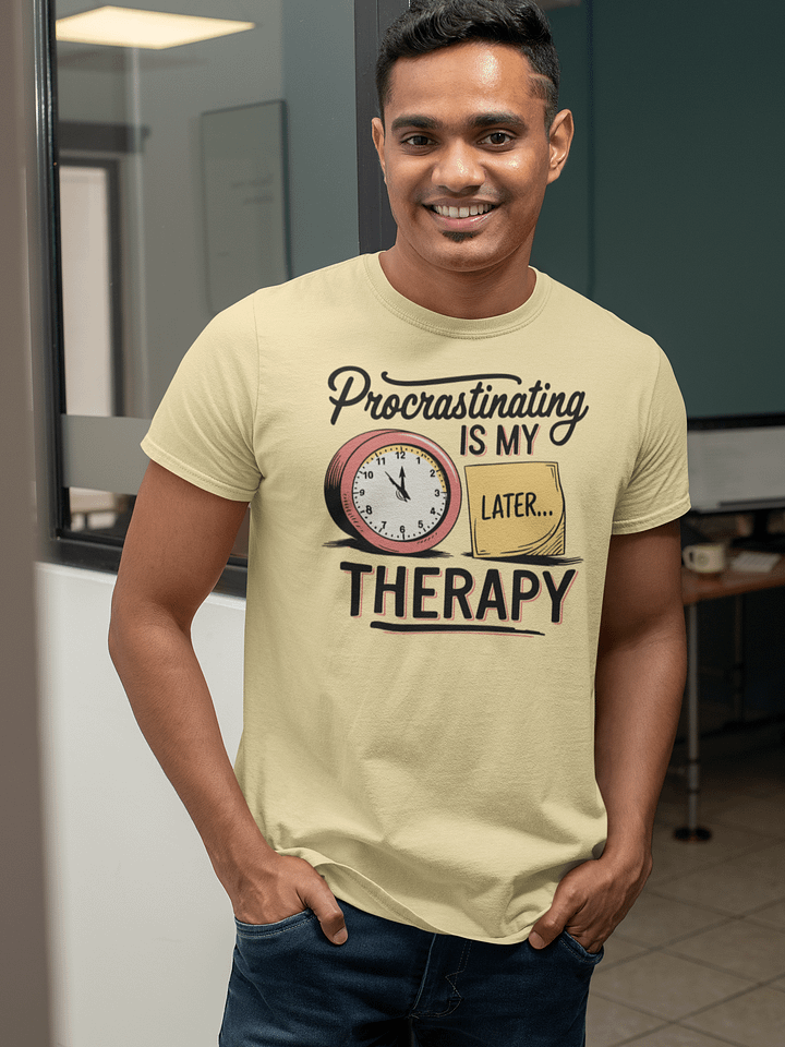 Procrastinating Is My Therapy Tee product image (1)