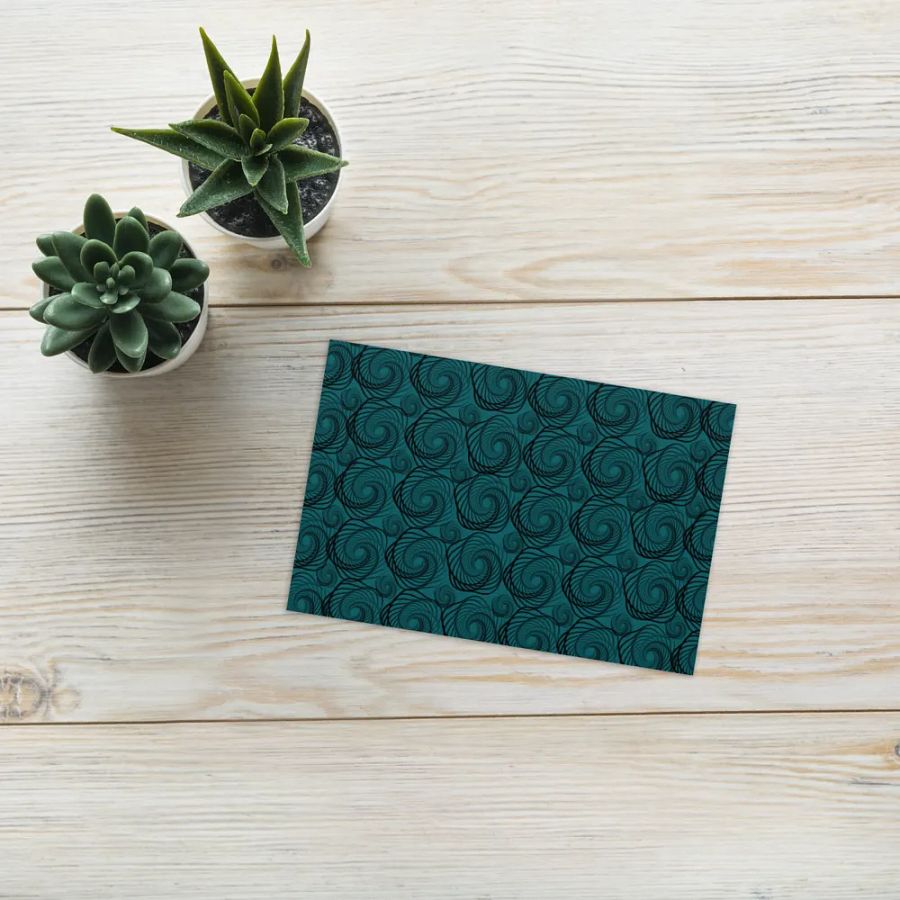 Vortex Swirls Greeting Card for mens birthdays and celebrations product image (9)