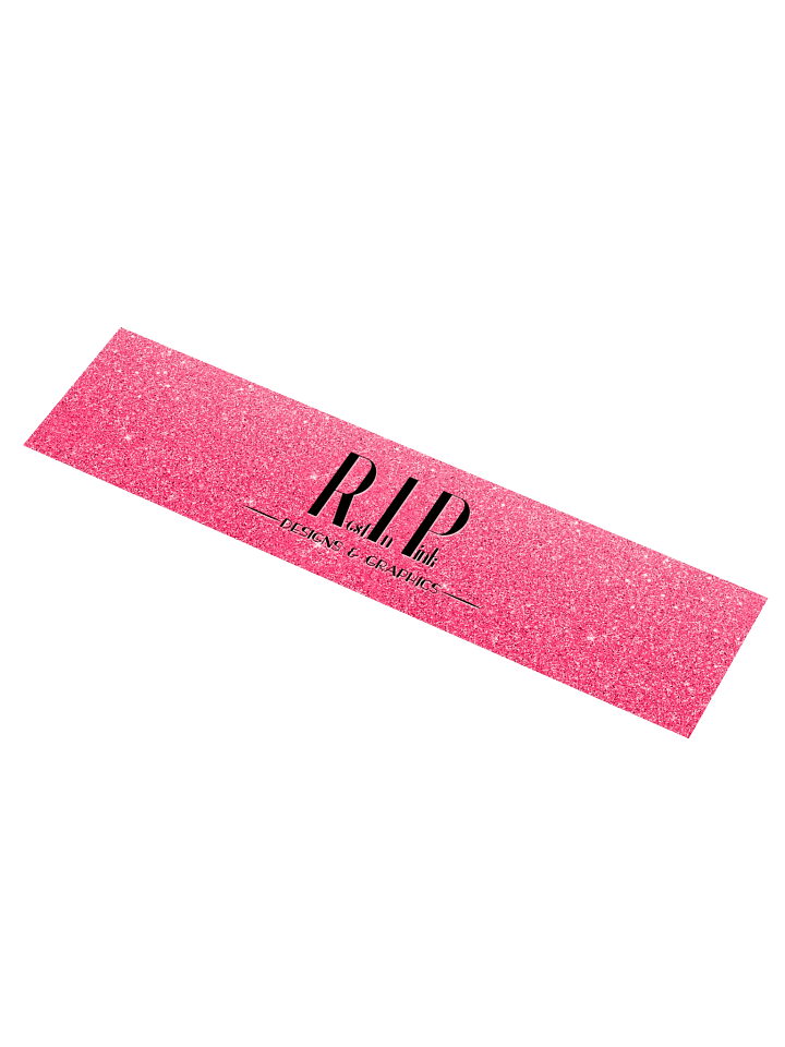 RIP Minimalist Dark Glitter Logo Bumper Sticker product image (1)