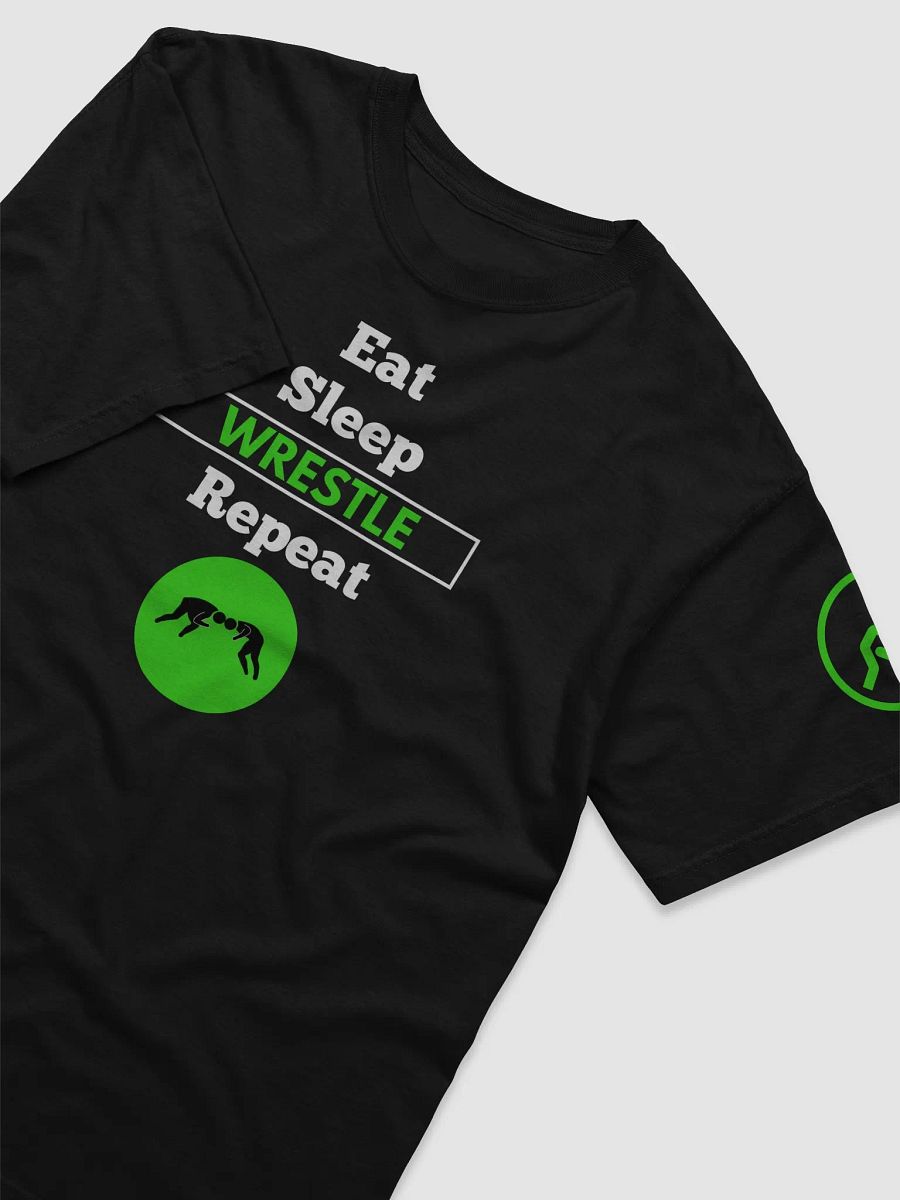 Eat Sleep WRESTLE Repeat T-shirt product image (2)