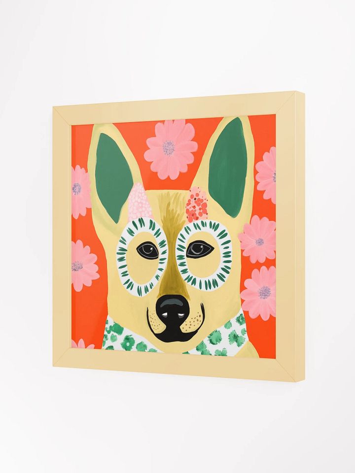 Whimsical Doggy Delight Framed Poster product image (9)