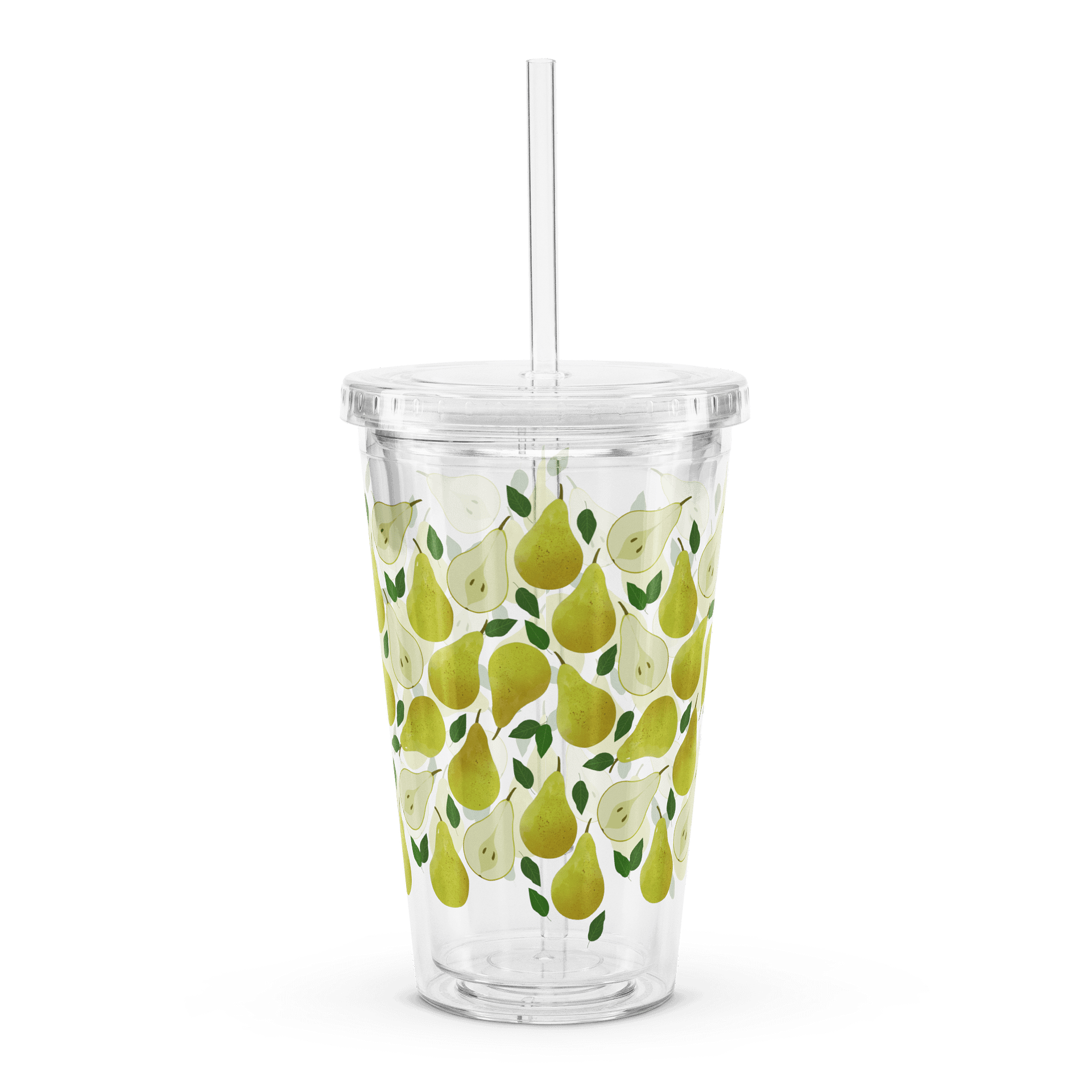 Pear Pattern 16 oz Tumbler, Green product image (2)