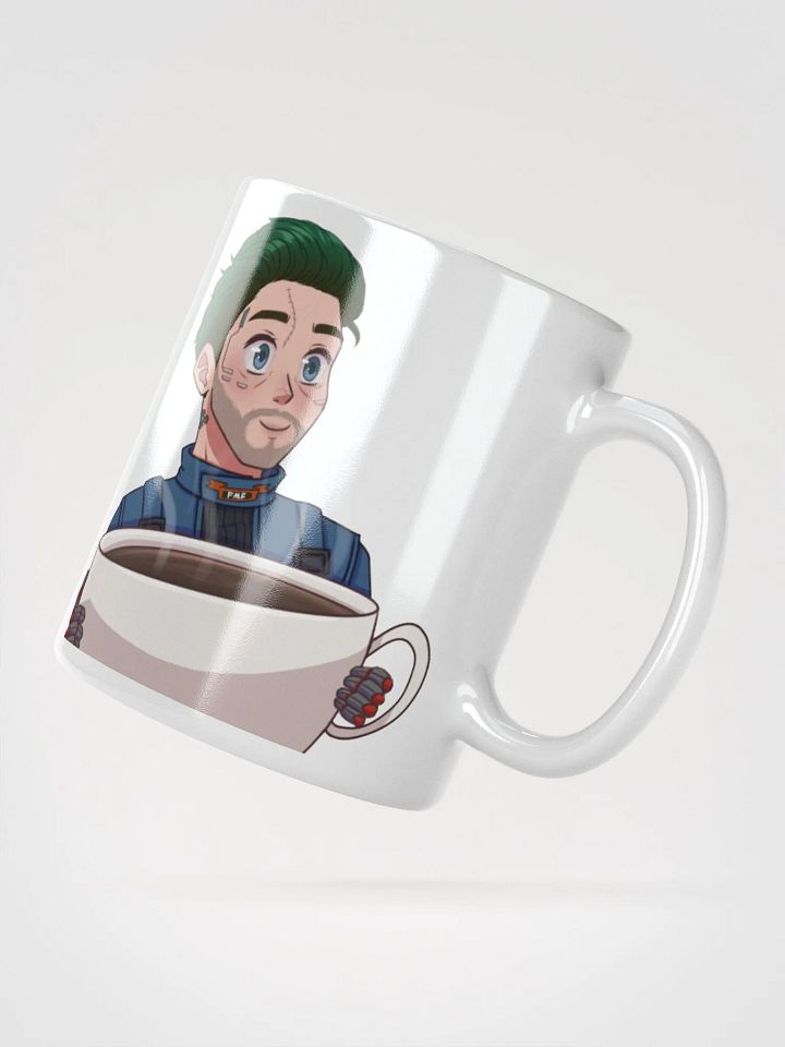 Caffeinated Corey Coffee Cup - White product image (2)