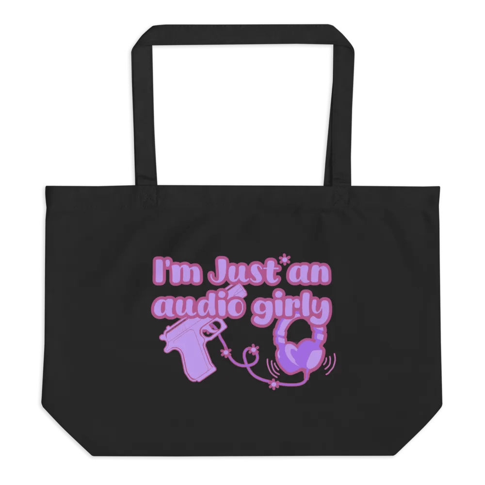 I'm Just an Audio Girly Tote bag product image (1)