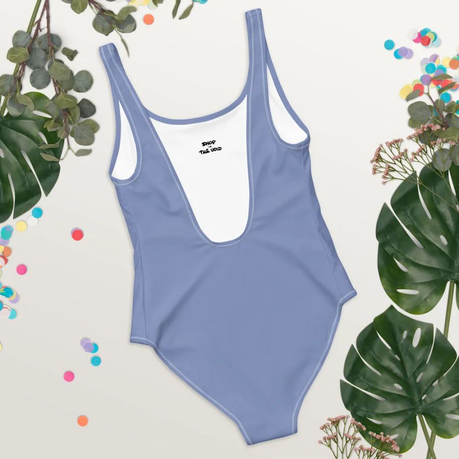 Bubbly and a B*tch (cotton candy shadow design) one piece swimsuit product image (7)