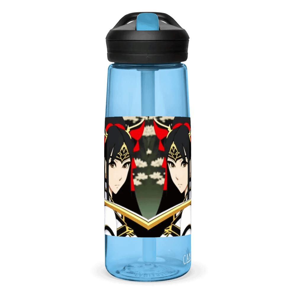 "Spring" Symmetrical Warrior Anime Water Bottle product image (2)