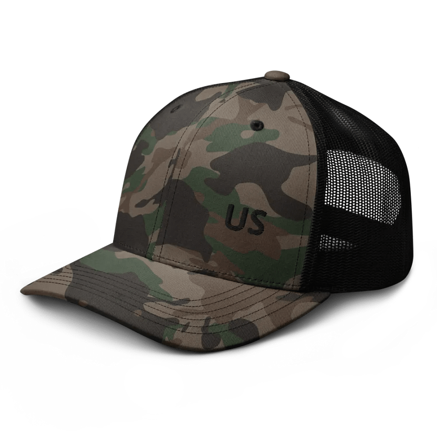 "CIF" Stealth Camo Embroidered Trucker Hat product image (4)