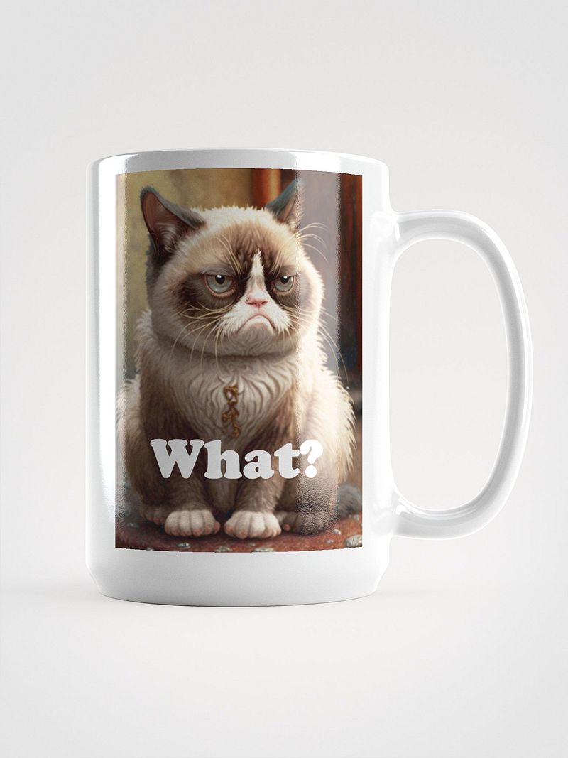 Grumpy Cat 'What?' Mug 15oz