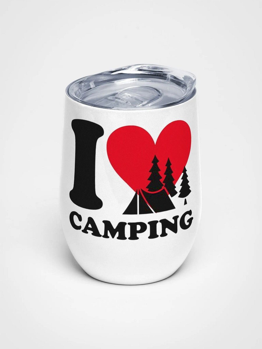 I Love Camping Wine Tumbler product image (1)