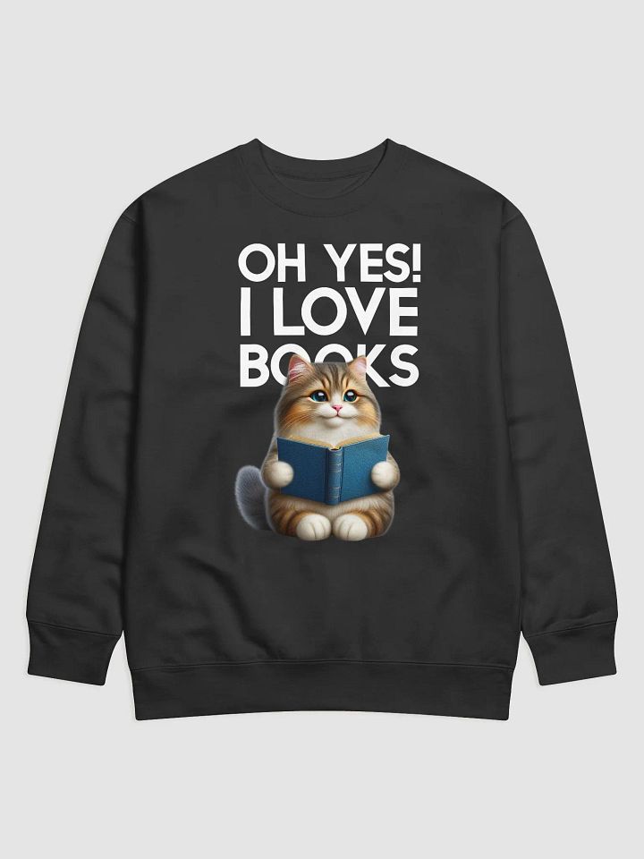 A cute cat is reading book product image (1)