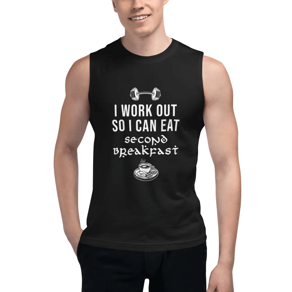 Premium Training Tank - I work out so I can eat second breakfast product image (5)