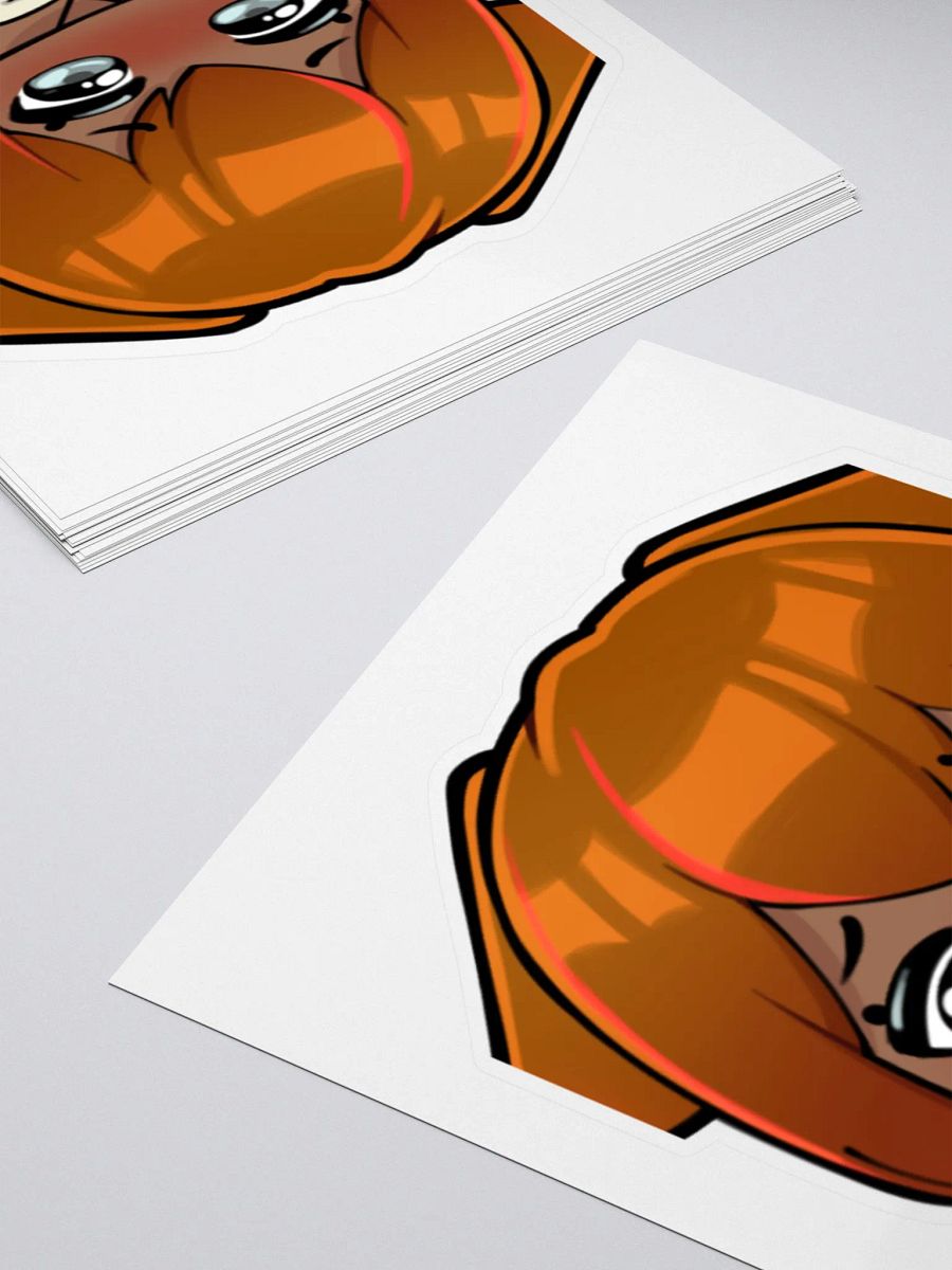 JPAG_Grey Gracidea Shy emote sticker product image (4)