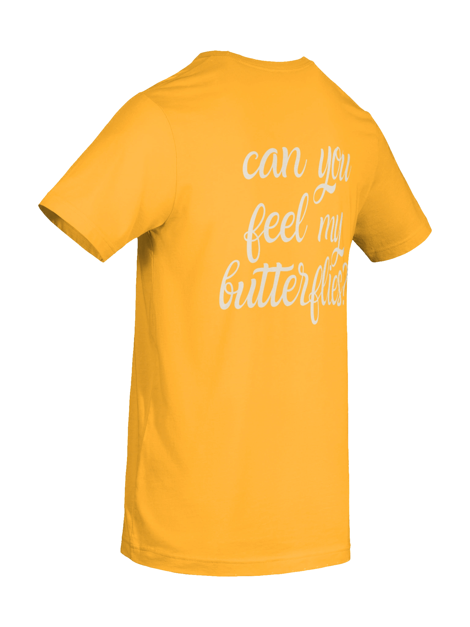 "butterflies" Comfort Tee - Yellow product image (10)