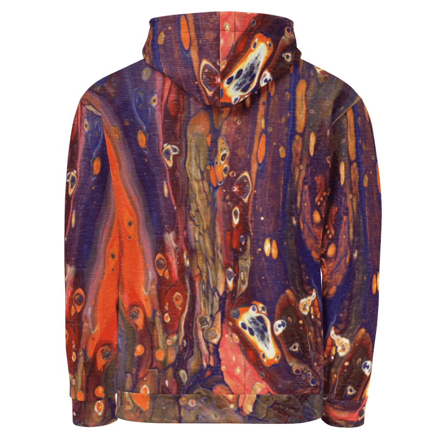 Hyperspace Fluid Acrylic All-Over Print Hoodie product image (3)