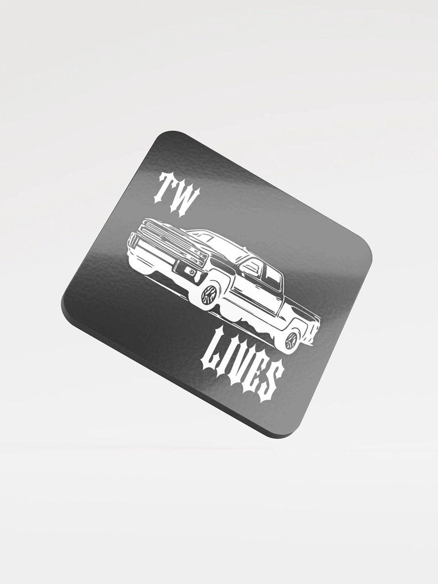 Retro Truck Lives Glossed Coaster product image (1)