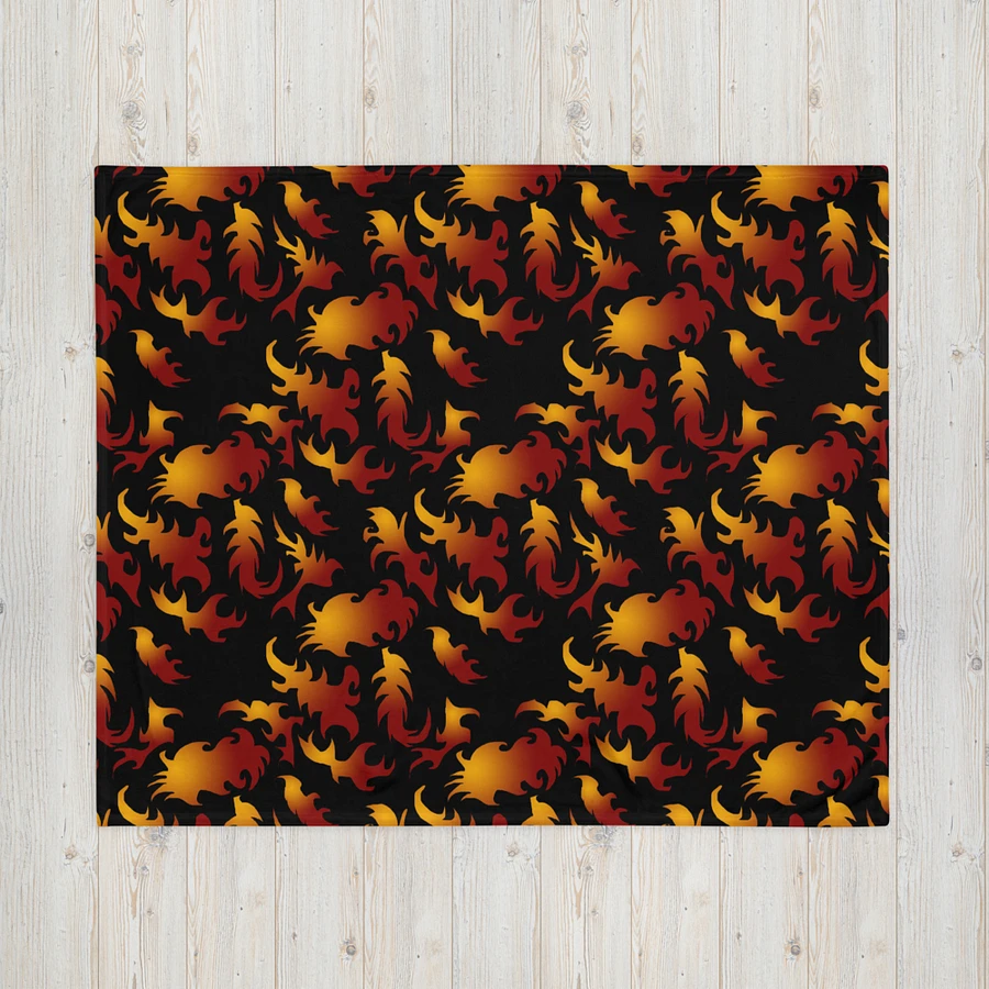Abstract Flames Pattern Throw Blanket product image (16)