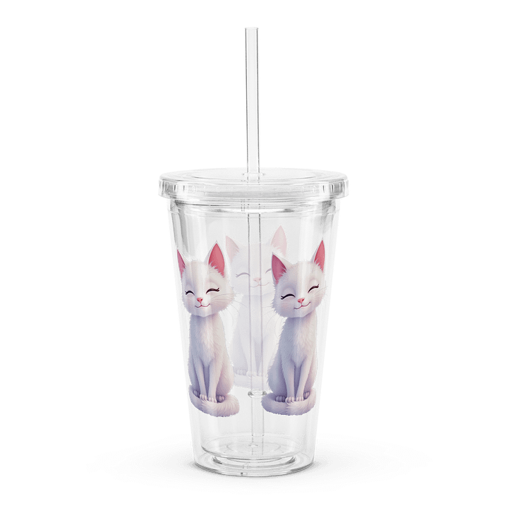 Claudia Double Wall Clear Plastic Tumbler product image (2)