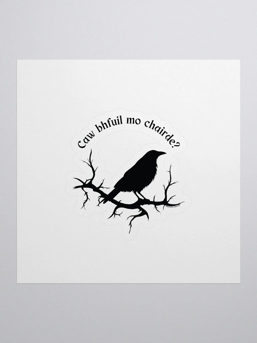 Caw bhfuil mo chairde? Sticker product image (1)