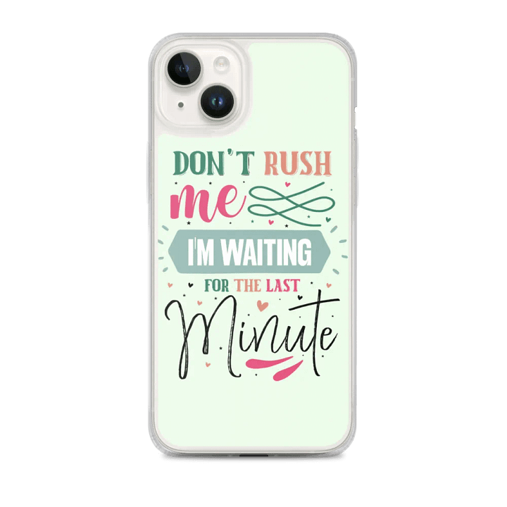 Last Minute Rush iPhone® Case product image (1)
