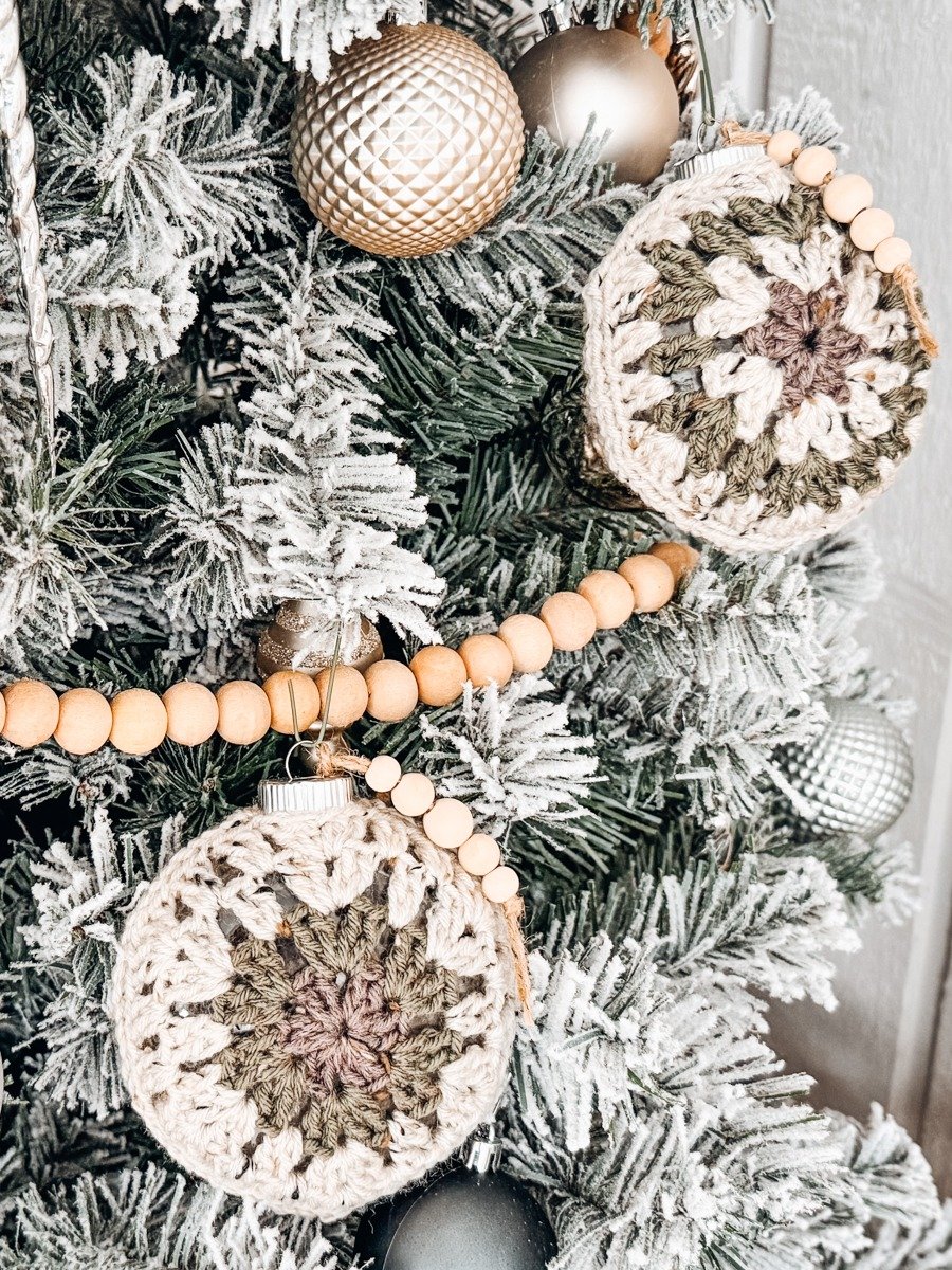 Granny Crochet Hexagon Bauble Ornament Tutorial product image (6)