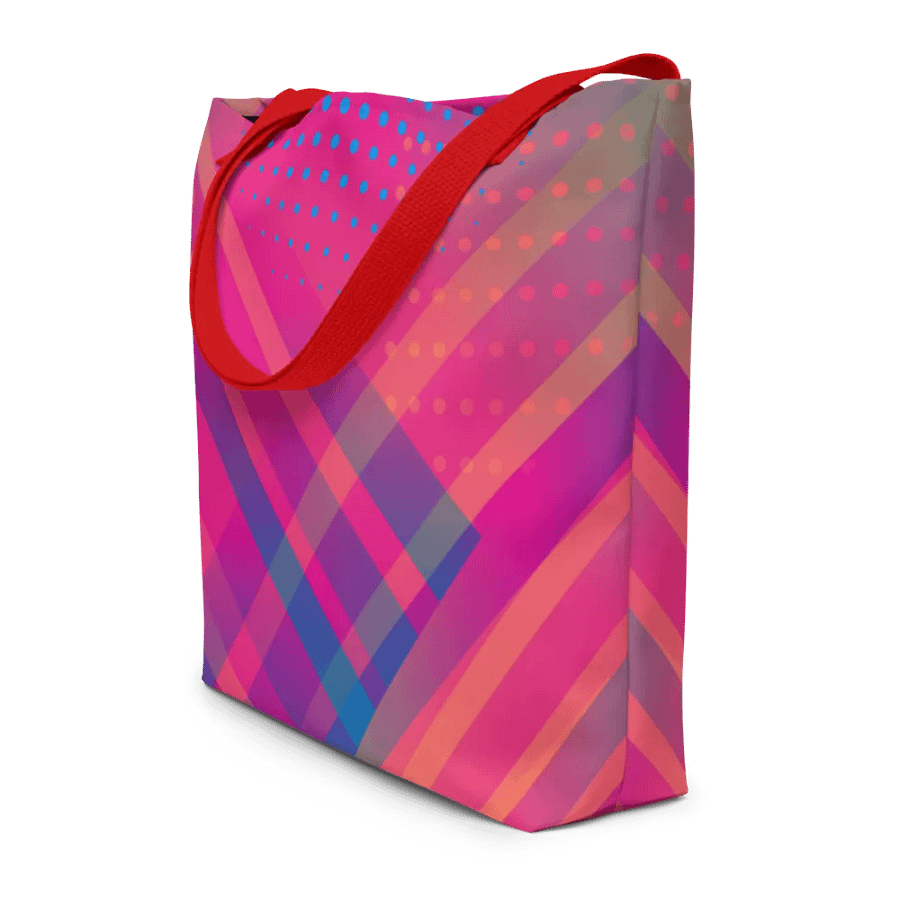 Vibrant Geometry All-Over Tote bag for trendy moms colleagues product image (8)