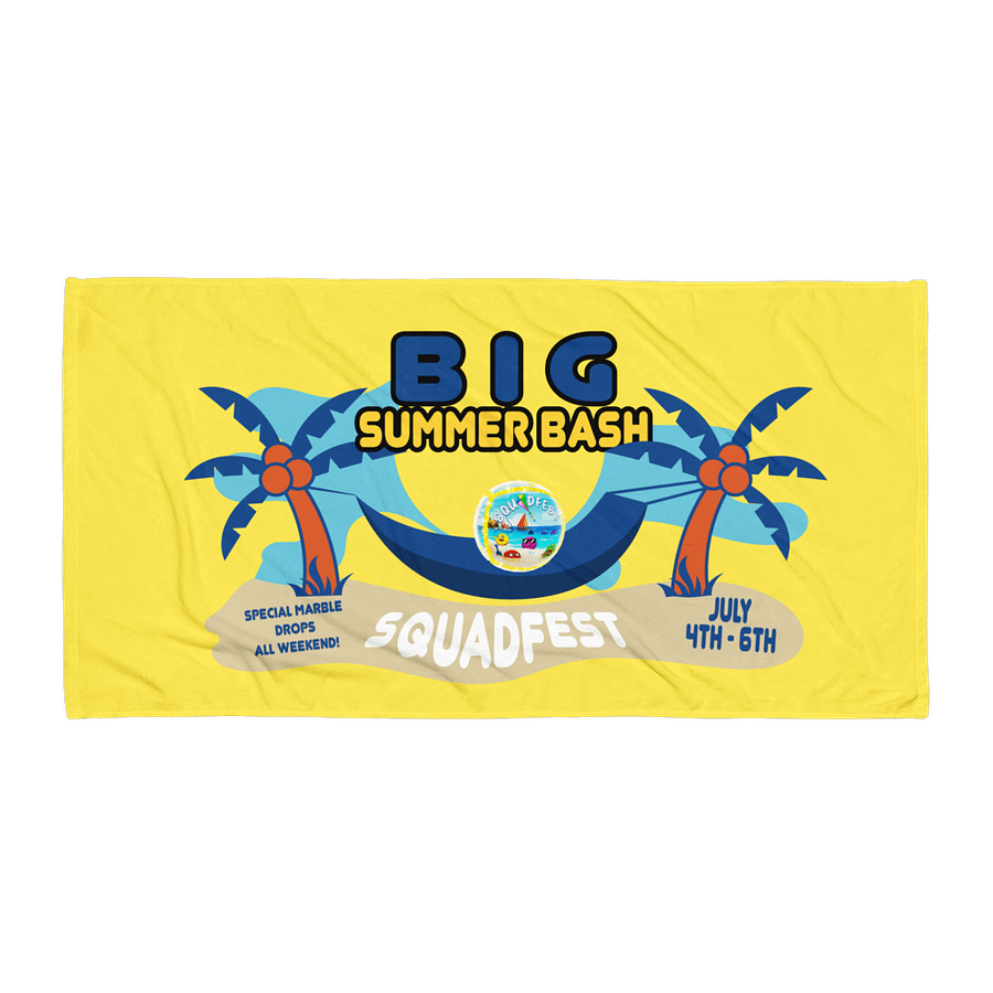SQUAD FEST BIG SUMMER BASH TOWEL product image (1)