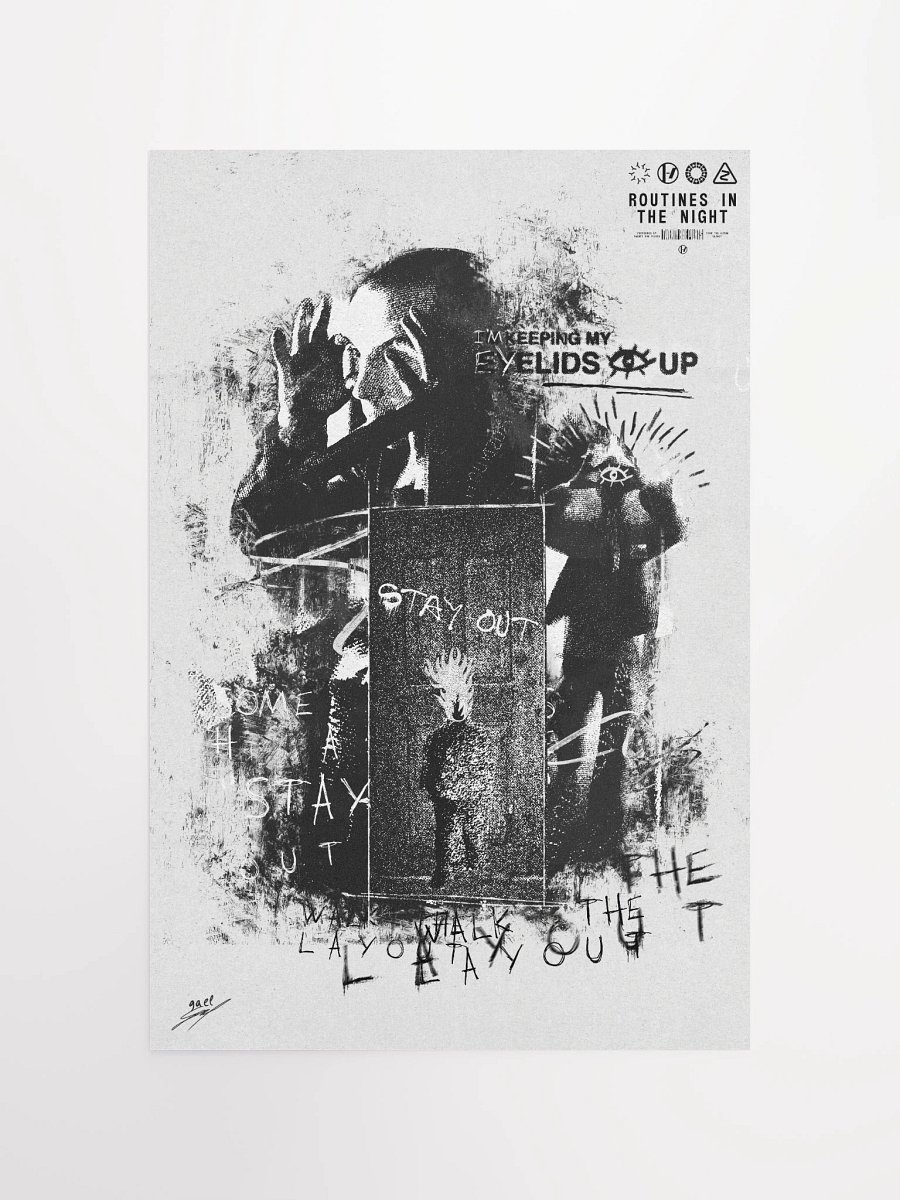 Twenty One Pilots- Routines In The Night poster design product image (10)