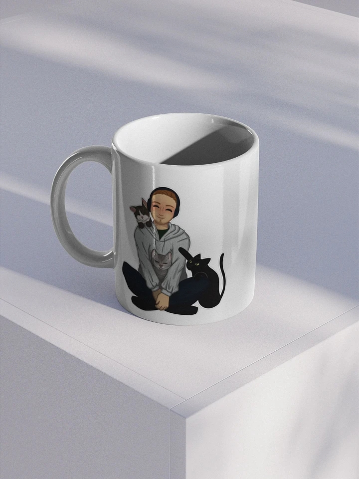 Cool Cat Mug (Left Handed) product image (1)