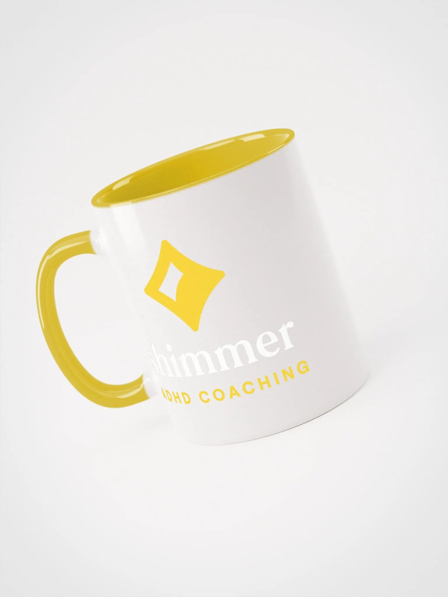 Yellow Shimmer Logo Mug product image (1)