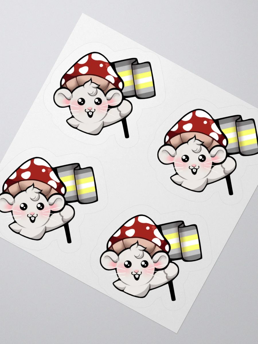 Demigender Pride Flag Stickers product image (2)