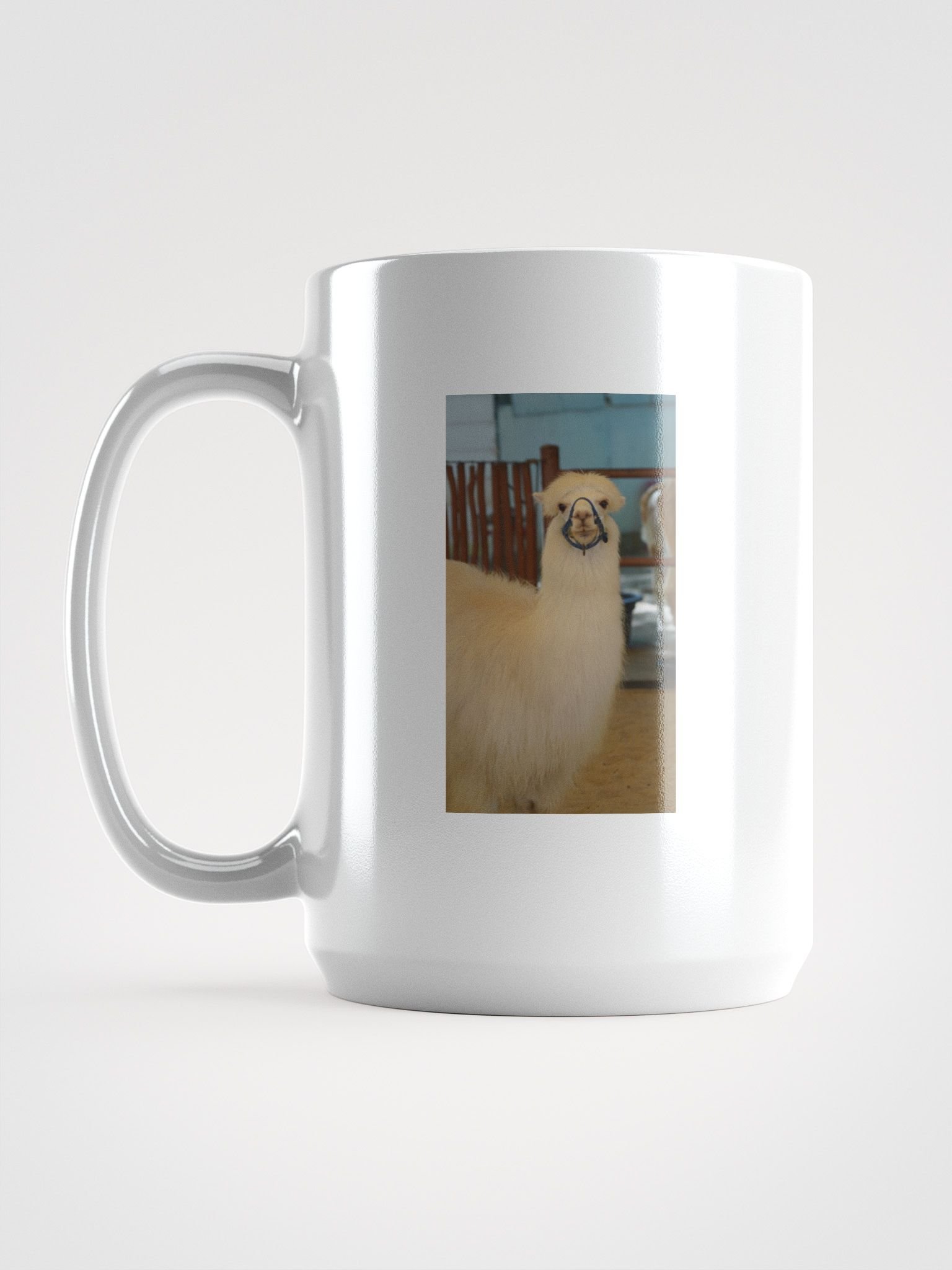 Llama Love White Glossy Mug product image (6)
