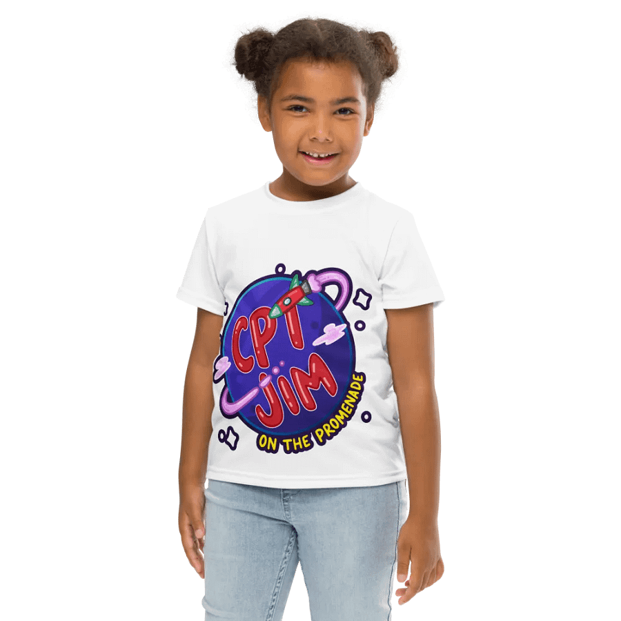 Cosmic Captain Kids' Crew Neck Tee product image (5)