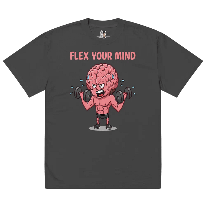 Flex Your Mind Oversized faded tee product image (2)