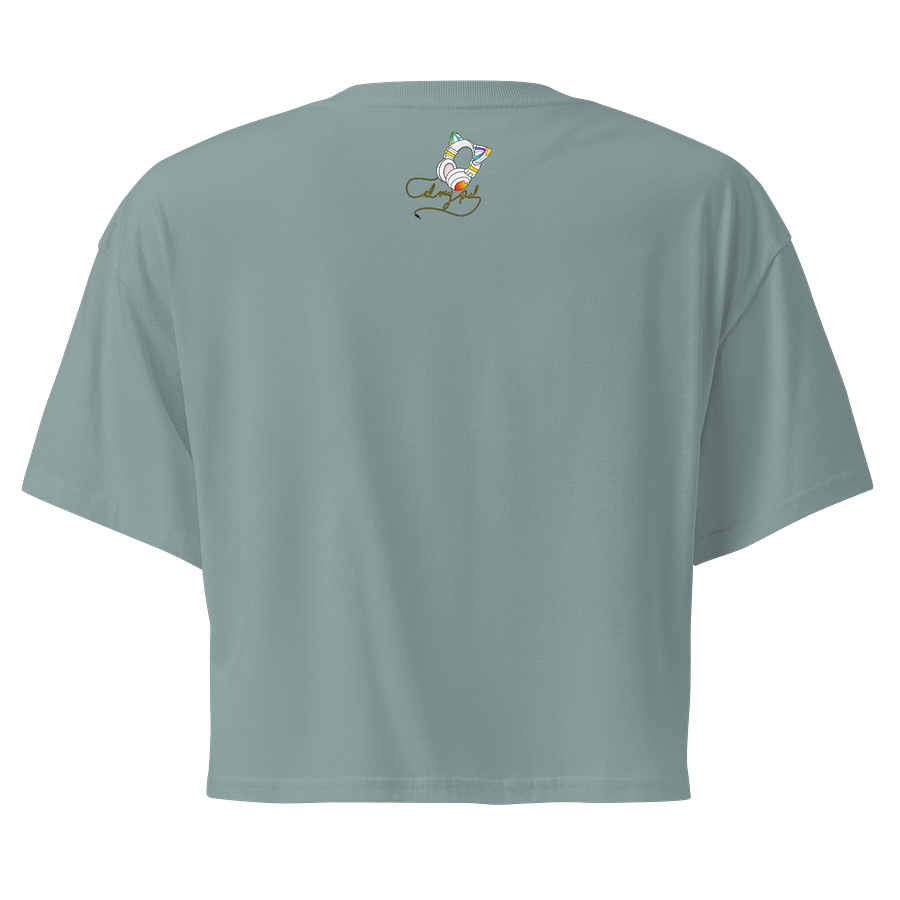 I Love Boo-Tea Embroidered Crop Top product image (17)