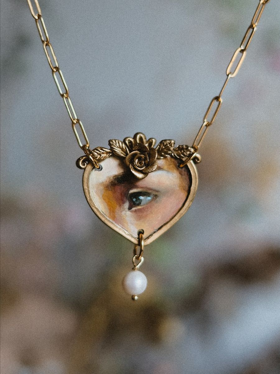 Heart Lovers Eye Necklace product image (1)
