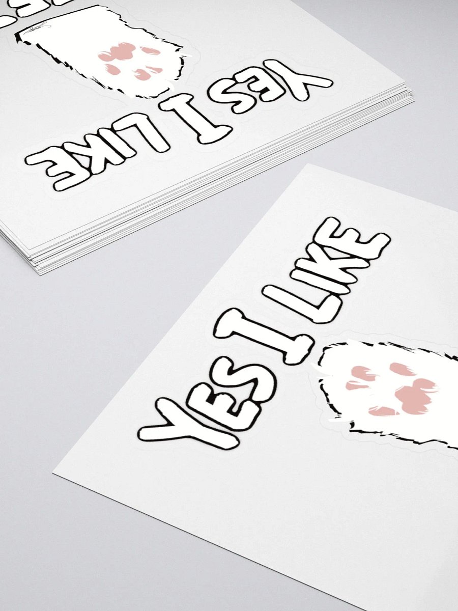 I LIKE FEET Kiss Cut Stickers product image (4)