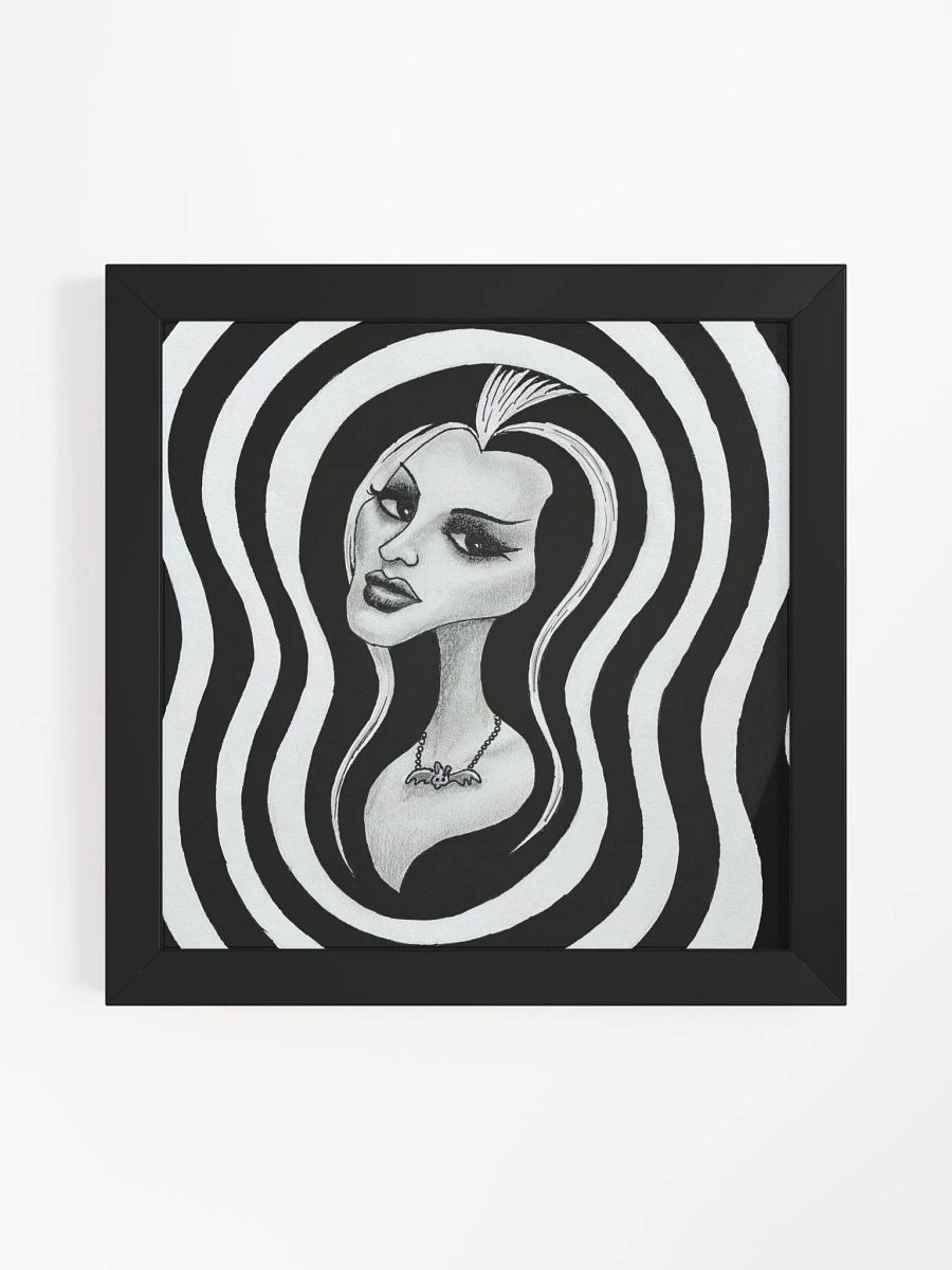 Swirlin Lil framed print product image (1)