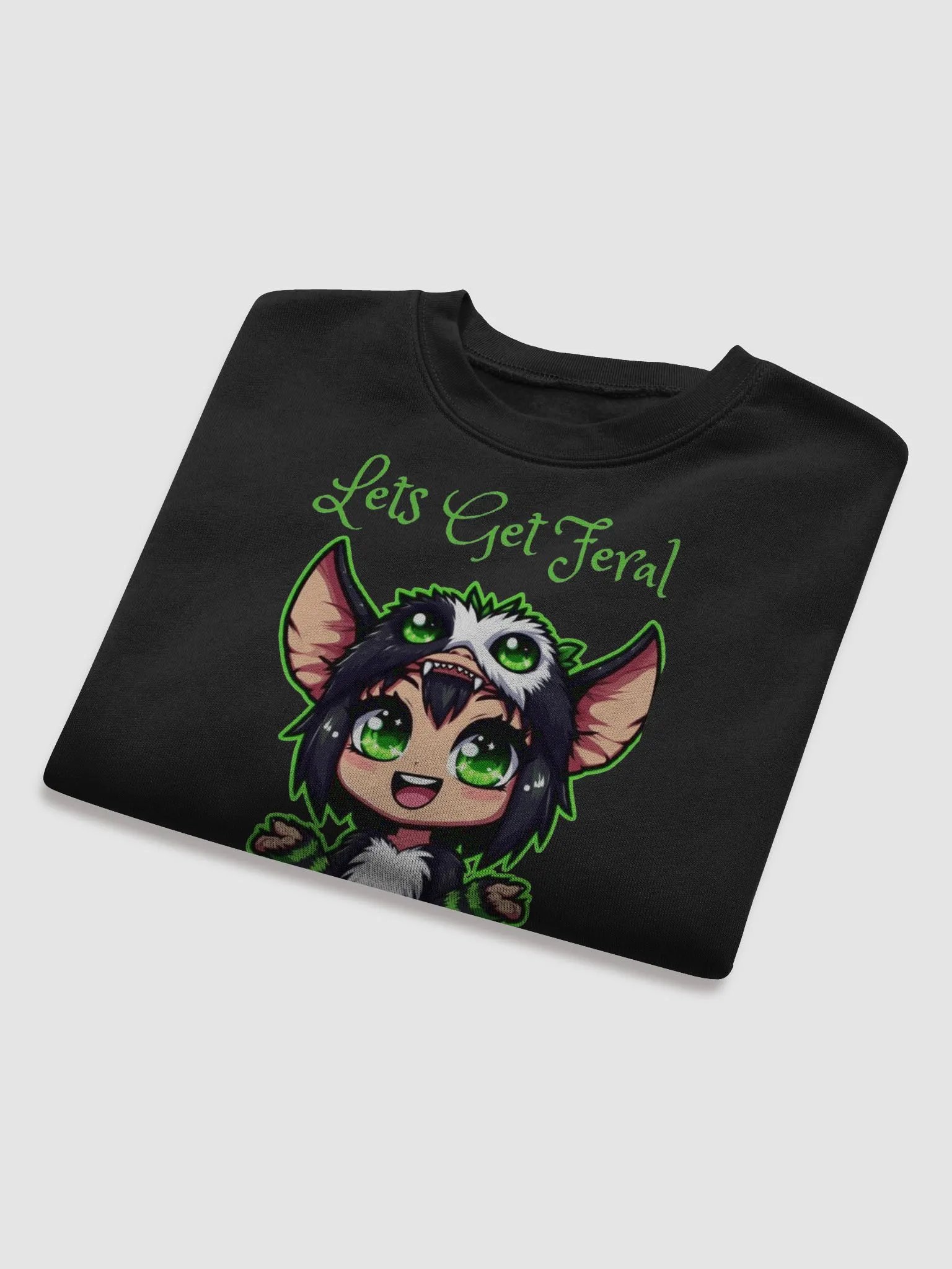 lets get feral womens fleece crop sweatshirt product image (8)